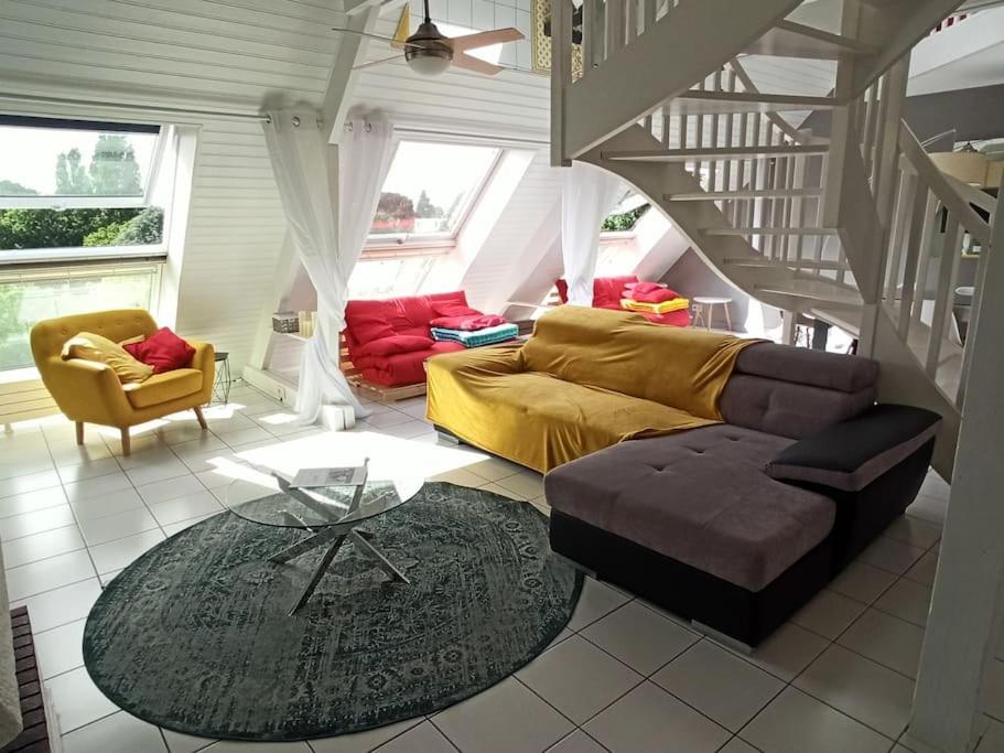 Superbe Loft 90M² Proche Parc Expo Nantes Apartment Exterior photo