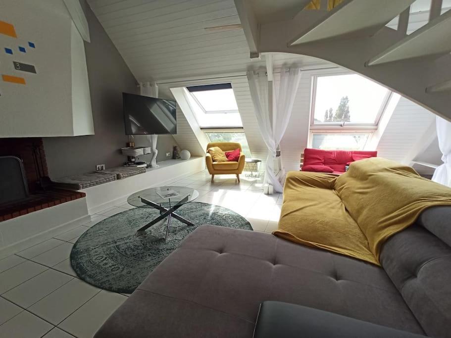 Superbe Loft 90M² Proche Parc Expo Nantes Apartment Exterior photo